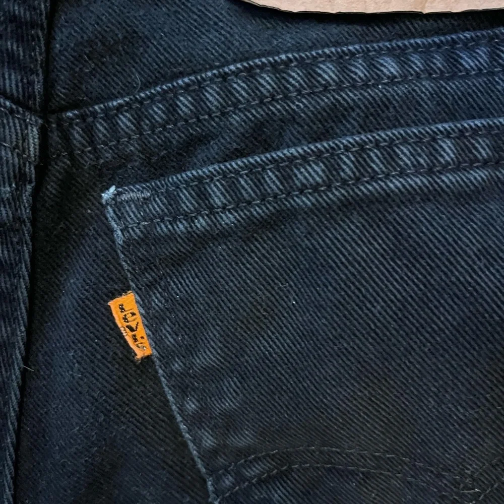 Vtg Levi's Orange tab 912 slim fit tapered leg high waisted mom jeans black 11 M